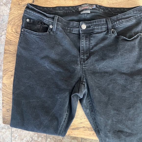 Torrid #feel the fit luxe slim boot cut black jeans size 14 short - Picture 5 of 6